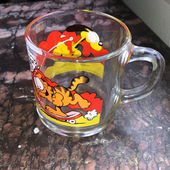 Vintage 1978 McDonald’s Jim Davis Glass Garfield Mug - Picture 5 of 6
